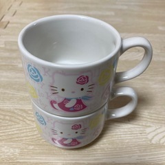 サンリオ ★ ハローキティ　スタッキングペアマグ　希少の画像