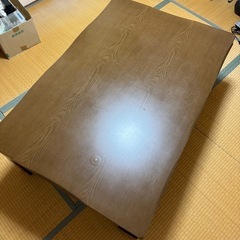 大人数用こたつテーブル　6人の画像