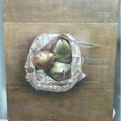 果物の静物画 油彩画