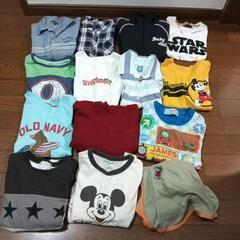 計33点子供服主に100〜140オシュコシュミッキートーマスTシャツジーパン長ズボンジャケットの画像
