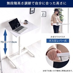 【面倒な組み立て不要♪】デスクの画像