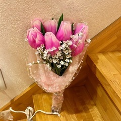 チューリップライト　花束の画像