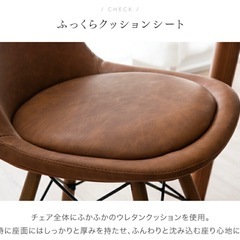 【面倒な組み立て不要♪】イームズチェアの画像