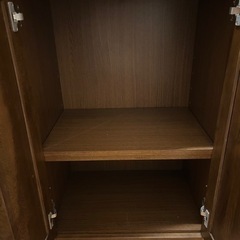 木製収納棚の画像