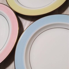 たち吉　Adam＆Eve　５枚セット　洋皿　食器　お皿　５枚セットの画像
