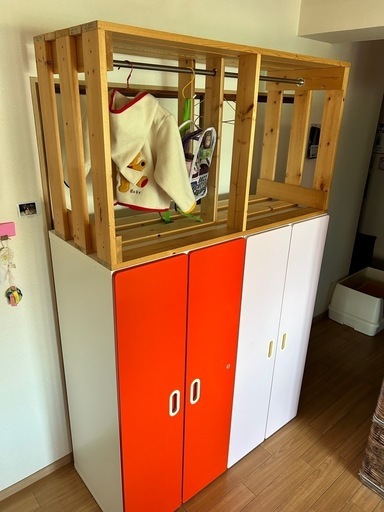 IKEA スモースタード3点セット　子供 収納 棚 ラック タンス