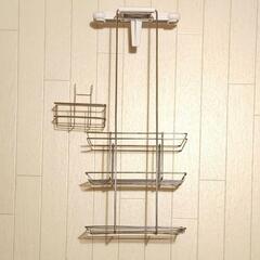 ニトリ シャワーラック ステンレスの画像