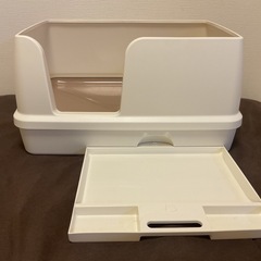 ユニチャーム デオトイレ 快適ワイド 本体セット ナチュラルアイボリー(1セット)の画像