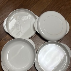 タッパー電子レンジ用、重ね調理器具