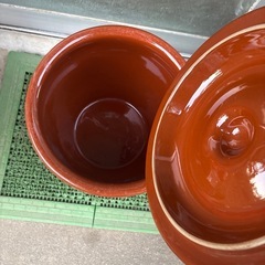 常滑焼　久松窯　8号丸壺　蓋付　　日本製の画像