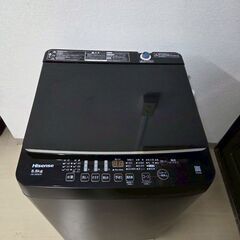 【美品】Hisense  HW-G55E2K 全自動洗濯機（5....