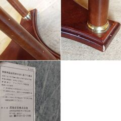 大理石 サイドテーブル 飾り台 コーナーテーブル ミニテーブル　/TJ-2402 2Fの画像