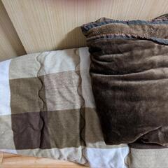 長方形コタツ布団とクロスのセット