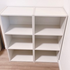 【2個セット】カラーボックス・収納棚