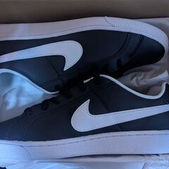 （中古）NIKE COURT ROYALE BLACK/WHIT...