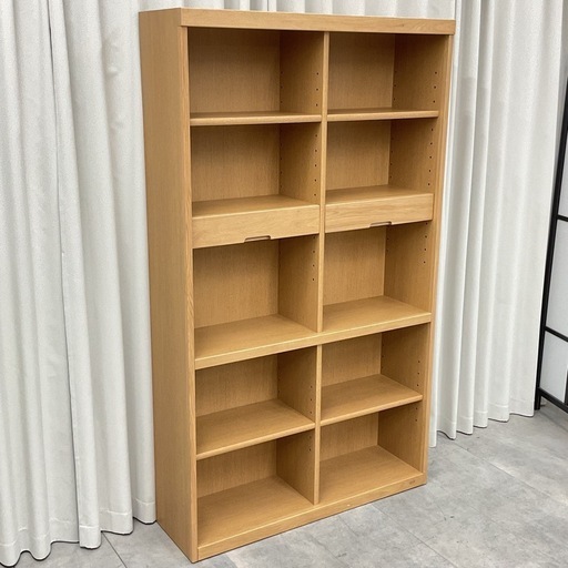 KE-2【新入荷　リサイクル品】浜本工芸　楢材　書棚105