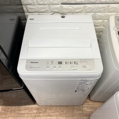 配送設置０円で🆗👌Panasonic洗濯機6.0kg✨✨
