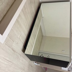 鏡張り大理石ビジネスカウンター
