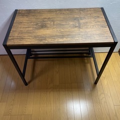 木目調　机　デスク