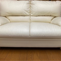 ソファ 2人掛け 白 肘掛け コンパクト 一人暮らし 二人暮らし 新生活  座椅子 家具  安い おしゃれの画像