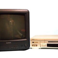 SHARP製VHS ビデオレコーダー及び ソニー製１４インチ ト...
