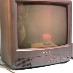 SHARP製VHS ビデオレコーダー及び ソニー製１４インチ トリニトロン カラーTV　中古 セット　の画像