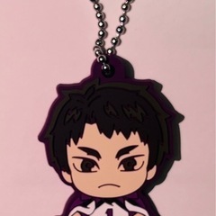 ハイキュー!! 白布賢二郎 牛島若利 でふぉラバ! ストラップ  の画像