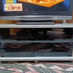 液晶テレビ（３７インチ）パナソニック（TH-37PX80）＋テレビ台の画像