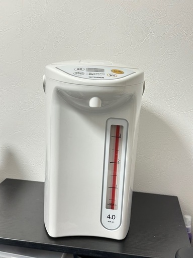 【ほぼ未使用】タイガー魔法瓶 電動ポット 4L（2023年製）