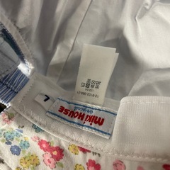 ミキハウス　ベビー帽子　チューリップハット　日除付き　Lサイズの画像