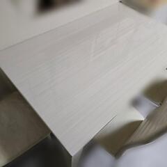 白 ダイニングテーブル(椅子おまけ)