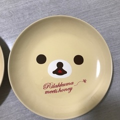リラックマ　平皿（肌色）2枚の画像