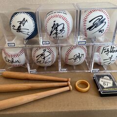 直筆サインボール プロ野球 まとめて 7セット 日本ハム　Fighters　の画像