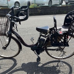 電動自転車  3人乗り子乗せチャイルドシート付き