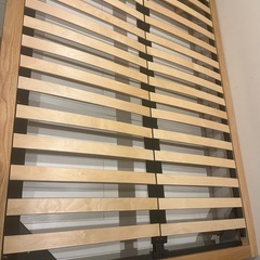 無印良品　ダブルベッドの画像