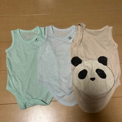 【7/16値下げ‼️】👶西松屋　ベビー夏用メッシュ肌着6点セット⭐︎の画像