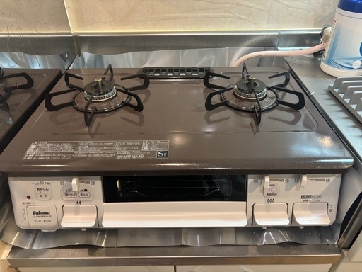 ふた口ガスコンロ　パロマ【売れました】