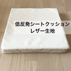 ニトリ　低反発シートクッション　ホワイトアイボリー