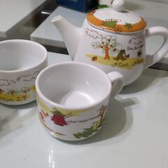 プーさん　お茶セットの画像