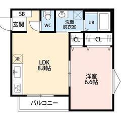 🏢安心の叶えRoom✨『1LDK』松戸市六実✨敷金礼金無料💰✨人...
