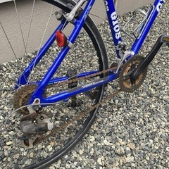 引き取り限定　福岡GIOS PORTA ジオスブルー 430mm 700CCの画像