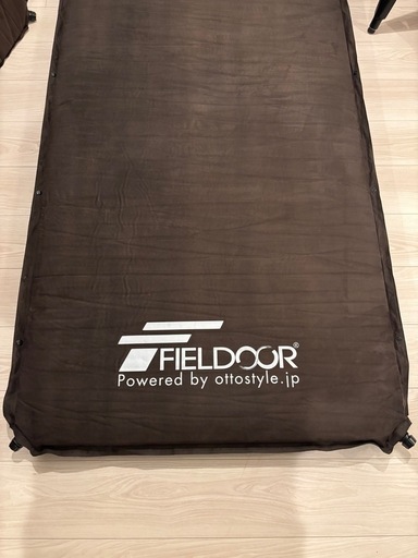 FIELDOOR インフレーターマットM(幅90cm厚10cm)2枚セット