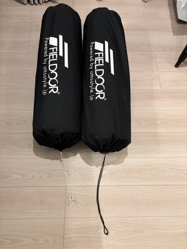 FIELDOOR インフレーターマットM(幅90cm厚10cm)2枚セット