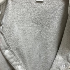 cottoli コトリ くすみブルー フリル付きロンパース 70cmの画像