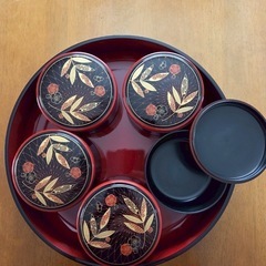 【未使用】寿司桶とお椀セット