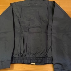 新品未使用　紳士用紺色綿のブルゾン　ノベルティ　アメリカサイズSの画像