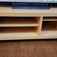 セットでお得　シンプルなナチュラルカラーのテレビ台