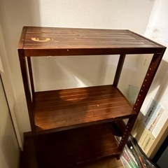 3段木製ラック