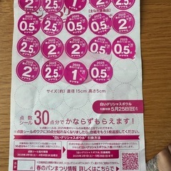 ヤマザキ春のパン祭り　29.5点分