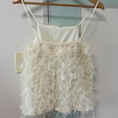 フリンジチュールビスチェの画像